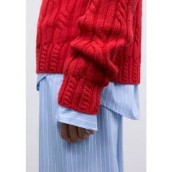 The New Society Striktrøjer & Sweatere*Bluebell Jumper Rød