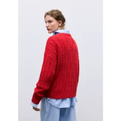 The New Society Striktrøjer & Sweatere*Bluebell Jumper Rød