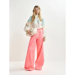 Essentiel Antwerp Bluser & Skjorter*Bluse med blomsterbroderi Hvid