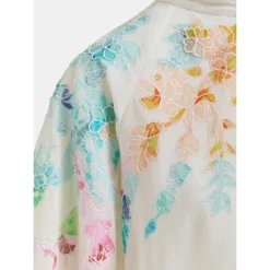 Essentiel Antwerp Bluser & Skjorter*Bluse med blomsterbroderi Hvid