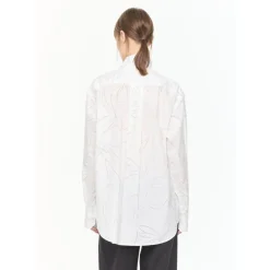 PLAN C Bluser & Skjorter*Bluse med blomsterprint og tørklæde Hvid