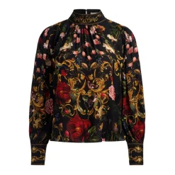 Alice + Olivia Bluser & Skjorter*Bluse med blomsterprint og mock neck Multifarvet