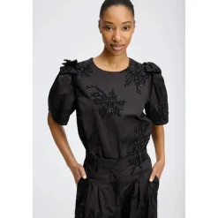 Munthe Bluser & Skjorter*Bluser Sort