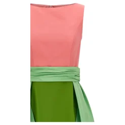 Carolina Herrera Kjoler*Boat Neck Column Gown Multifarvet