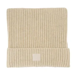 Acne Studios Huer & Kasketter*Bomuld Beanie Hat Beige