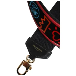Dolce & Gabbana Tilbehør Til Tasker*Bomulds Taske Skulderrem med Print Multifarvet