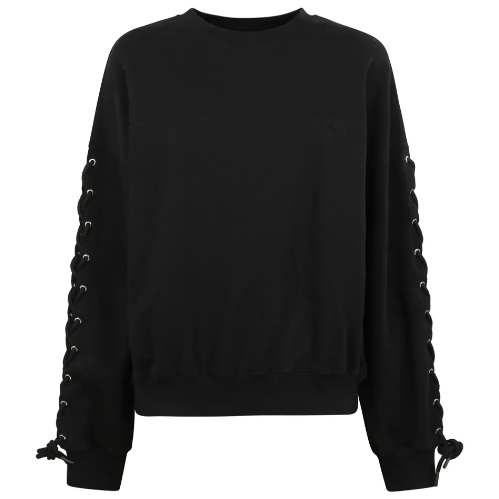 ROTATE Birger Christensen Sweatshirts*Bomuldssweater Sort