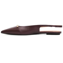 Tod's Ballerina Sko*Bordeaux Slingback Flats Rød