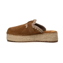 Mou Loafers*Brandy Jute Clog Sandaler Brun