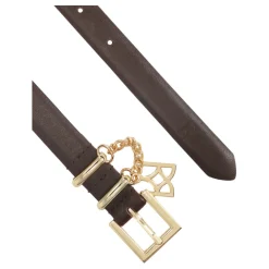 Kazar Bælter*bælte dekoreret med kæde Brun