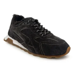 ASH Sneakers*Brun flade sneakers med pelsforing Sort