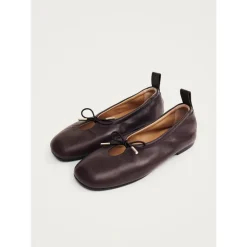 ALOHAS Ballerina Sko*læder balletflader med unikke detaljer Brun