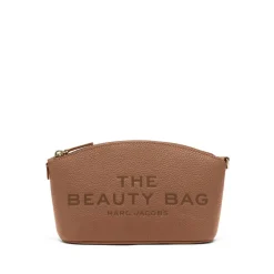 Marc Jacobs Clutch*Læder Håndledsrem med Logo Print Brun