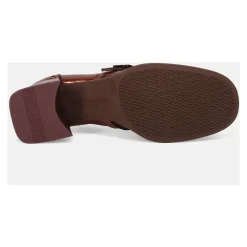 Hispanitas Pumps*læder mokkasin med frynsedetaljer Brun