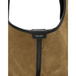 SOEUR Indkøbstasker*Læder Shopper Taske Brun