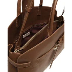 Coccinelle Håndtasker*Læder Skuldertaske med Magnetlukning Brun