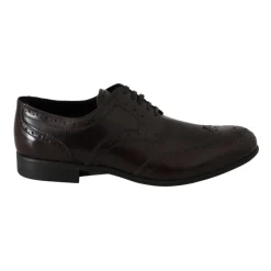 Dolce & Gabbana Snøresko*læder Wingtip Brogue Flats Brun