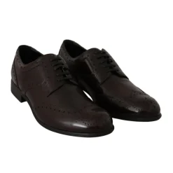 Dolce & Gabbana Snøresko*læder Wingtip Brogue Flats Brun