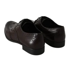 Dolce & Gabbana Snøresko*læder Wingtip Brogue Flats Brun