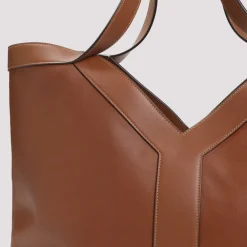 Saint Laurent Indkøbstasker*læder Y Skuldertaske Brun