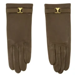 Ami Paris Handsker*Læderhandsker Unisex Model Brun