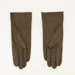 Ami Paris Handsker*Læderhandsker Unisex Model Brun