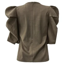Liberté Bluser & Skjorter*Puff-ærme Bluse Brun