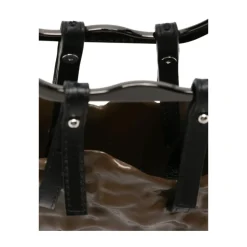 OTTOLINGER Bæltetasker*Skulpteret Lædertaske med Karabinhåndtag Brun