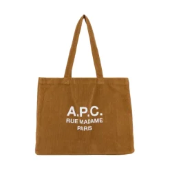 A.P.C. Indkøbstasker*Tasker til Stilfulde Outfits Brun