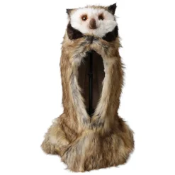 Dolce & Gabbana Huer & Kasketter*Ugle Faux Fur Hovedhue Brun