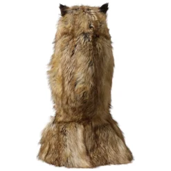 Dolce & Gabbana Huer & Kasketter*Ugle Faux Fur Hovedhue Brun