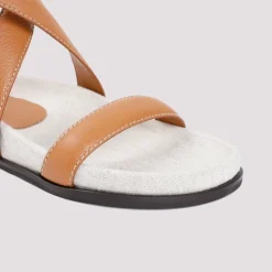 TotêMe Sandaler*e Læder Chunky Sandaler Brun