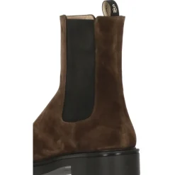 Stuart Weitzman Chelsea Boots*e Ruskind Læder Ankelstøvler Brun