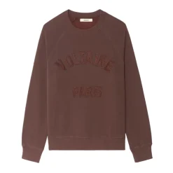 Zadig & Voltaire Sweatshirts|Striktrøjer & Sweatere*Burgundy Voltaire Paris Sweatshirt Rød