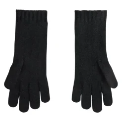 Ralph Lauren Handsker*Cable Knit Full-Finger Gloves Sort