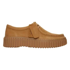 Clarks Snøresko*Camel Suede Snøresko Brun