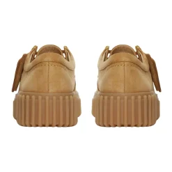 Clarks Snøresko*Camel Suede Snøresko Brun