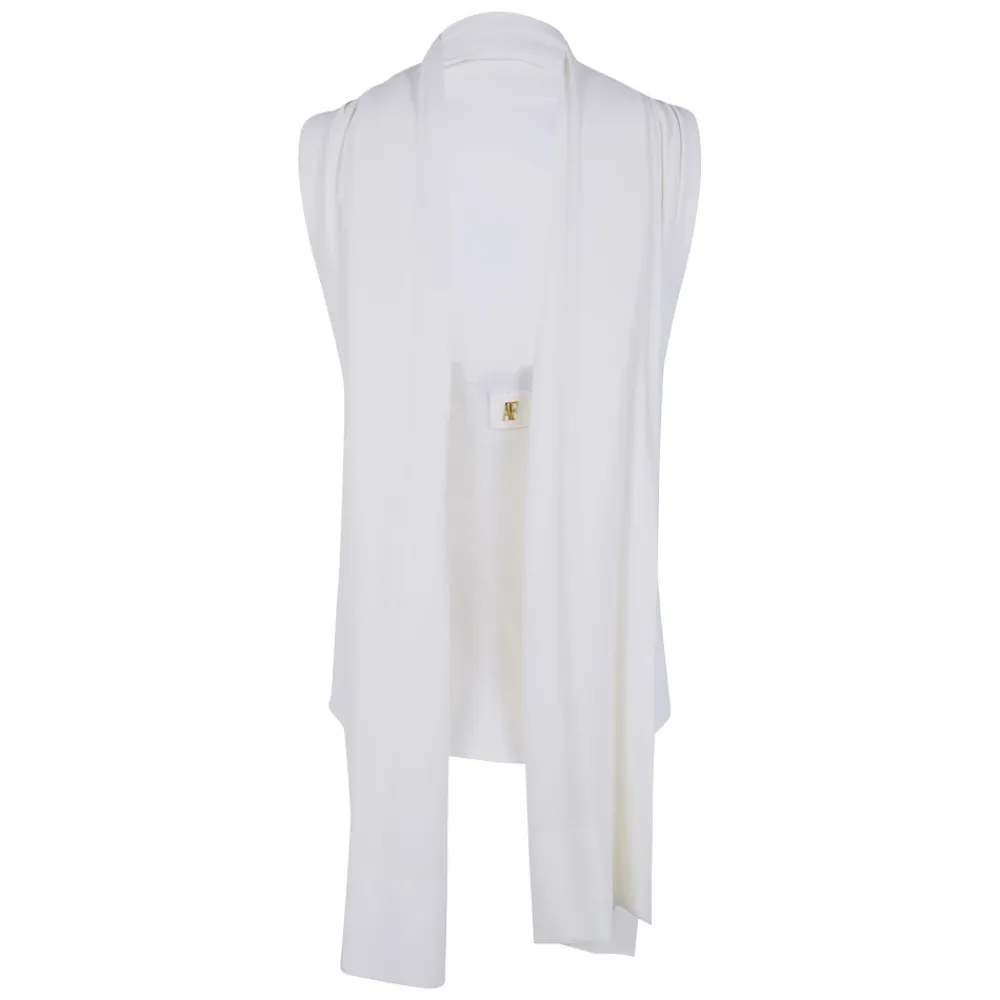 Alberta Ferretti Bluser & Skjorter*Cape Shirt Hvid