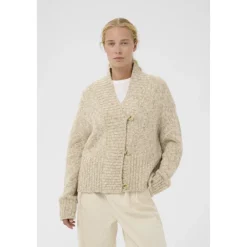 InWear Striktrøjer & Sweatere*Cardigans Beige