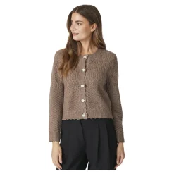 Co'Couture Striktrøjer & Sweatere*Cardigans Brun