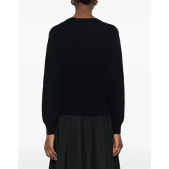 Lisa Yang Striktrøjer & Sweatere*Cashmere Long Sleeve Blå