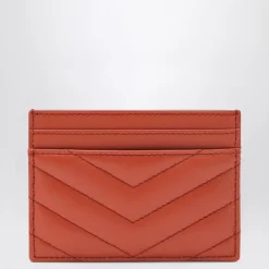 Saint Laurent Punge & Kortholder*Cassandre Card Case Orange