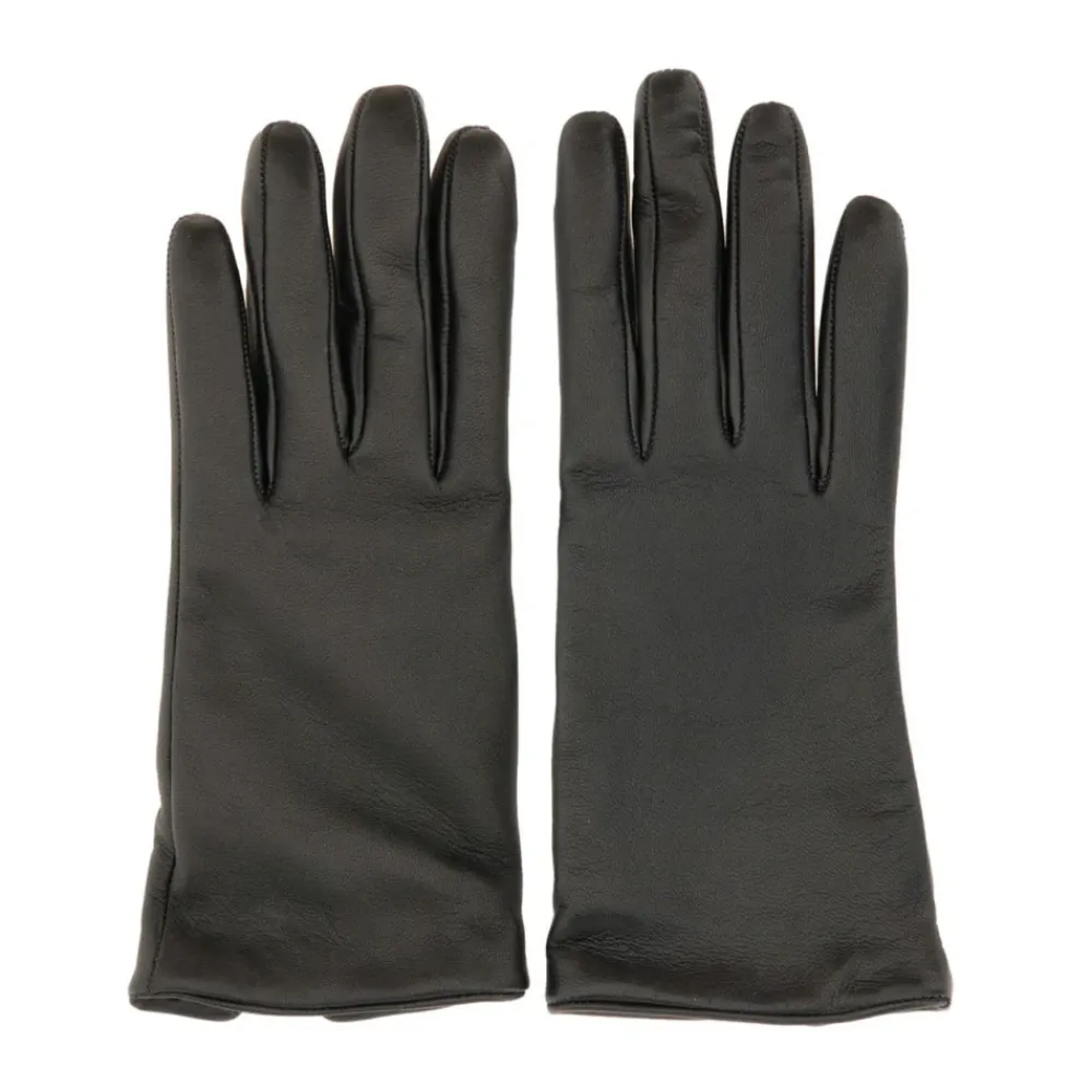Saint Laurent Handsker*Cassandre Short Gloves Sort