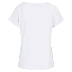 Betty Barclay T-Shirts*Casual Statement Shirt med U-båd Halsudskæring Hvid