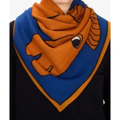 Inoui Editions Tørklæder*Cavale 130 Carré Blå