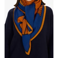 Inoui Editions Tørklæder*Cavale 130 Carré Blå