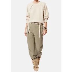 Marant étoile Bukser*Ceryne Straight Trousers Beige