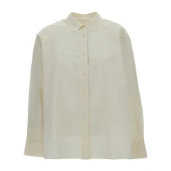 Casey Casey Bluser & Skjorter*Chalk Poplin Shirt Hvid