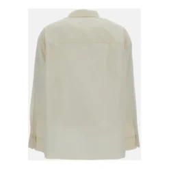 Casey Casey Bluser & Skjorter*Chalk Poplin Shirt Hvid