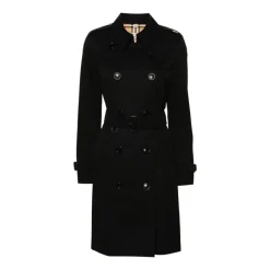 Burberry Frakker*Chelsea Cotton Trenchcoat Sort